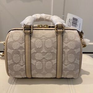 Coach Ruby Satchel 18 in Signature Textile Jacquard